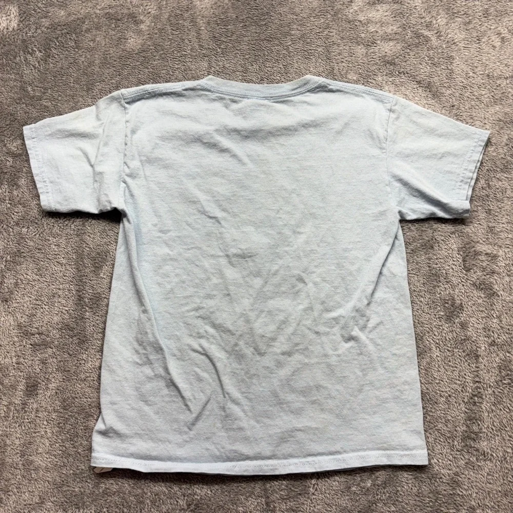 Gildan T-Shirt Women‎ Youth Small Light Blue Good Maple Grove T-Ball Graphic Tee